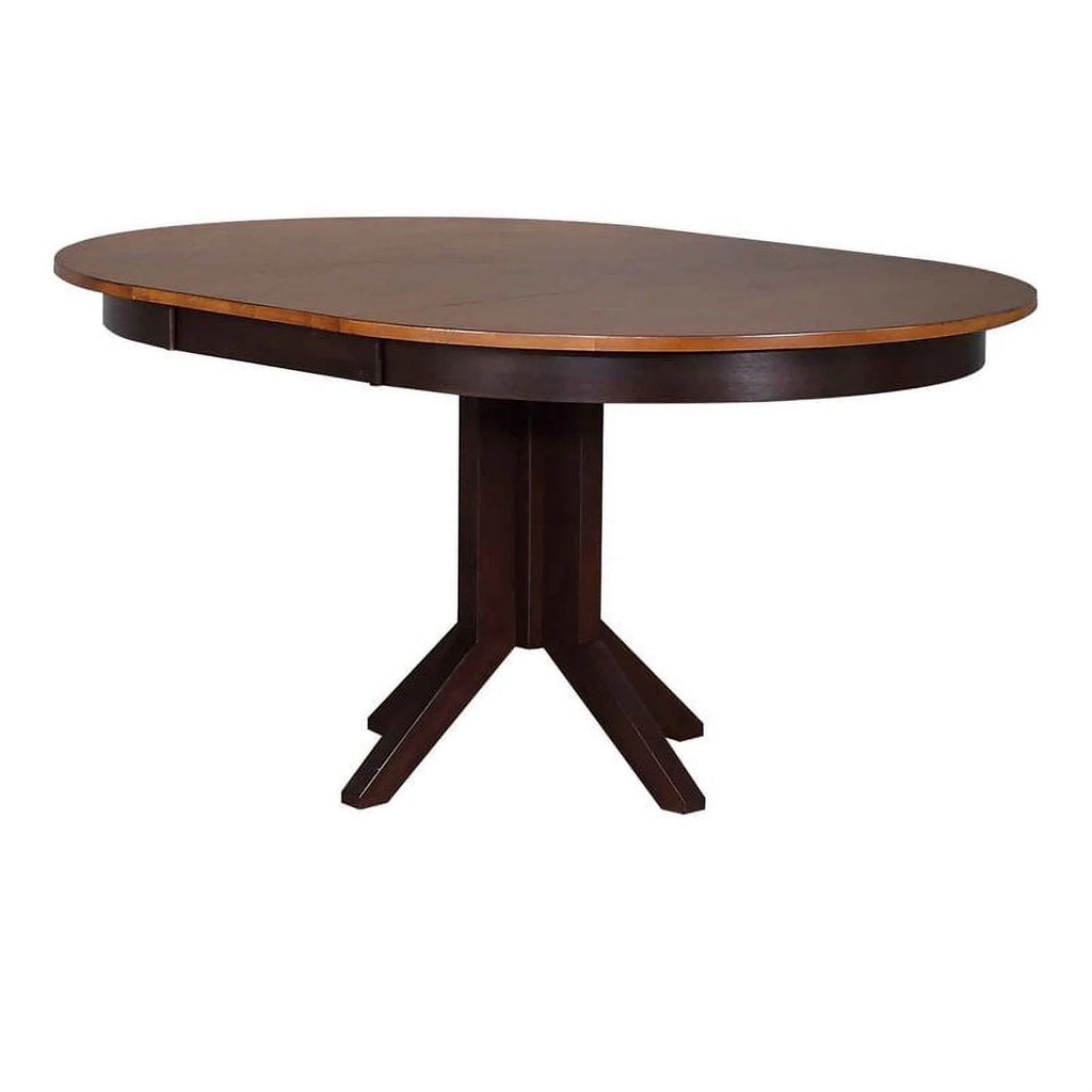 5 Pc Slat Back Rubberwood Dining Set J56950