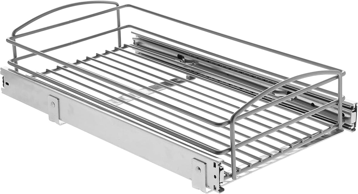 Cabinet Organizer, Frosted Nickel, Pack of 2 D48447