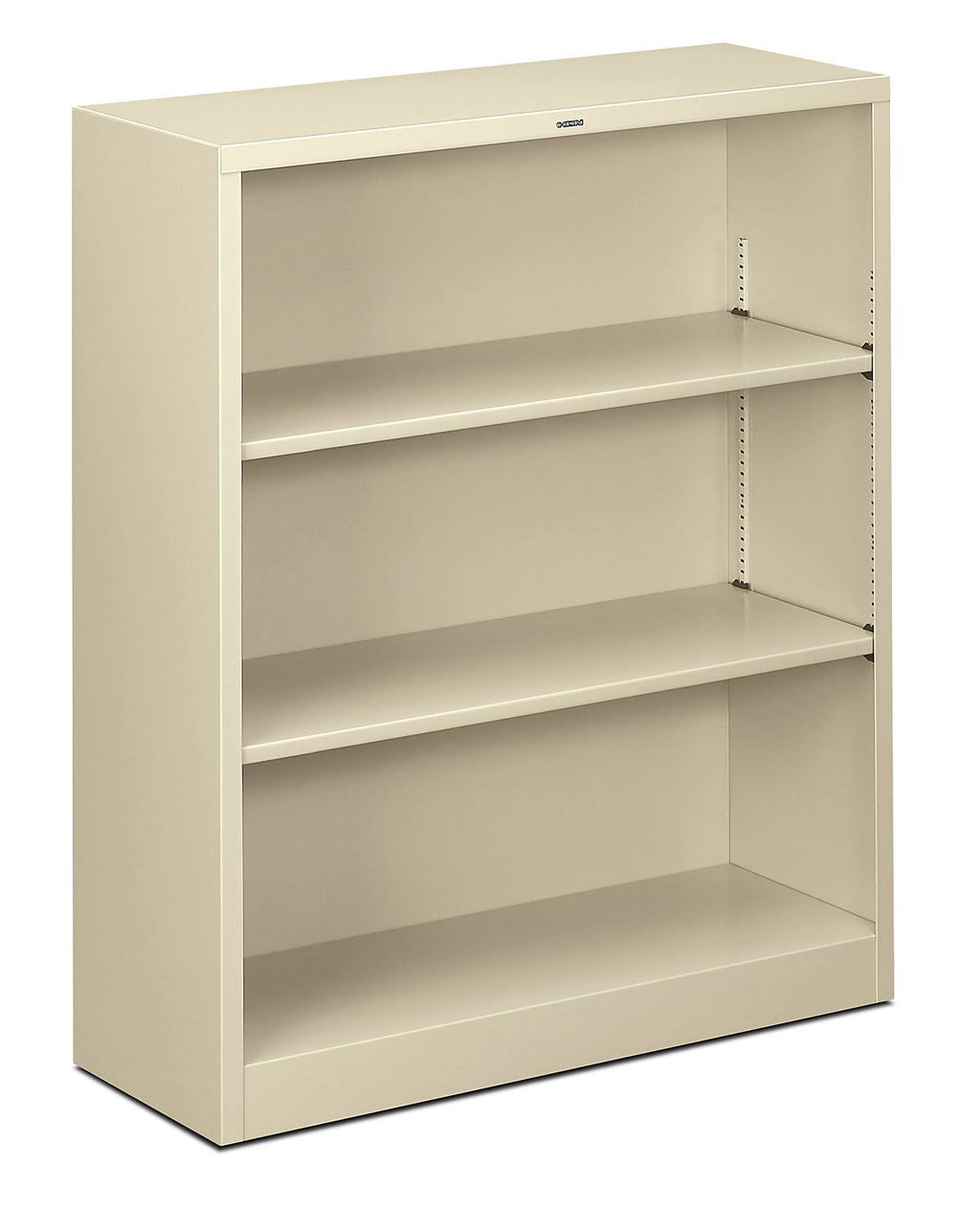 Metal Bookcase Three-Shelf Putty G2409