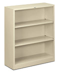 Metal Bookcase Three-Shelf Putty G2409