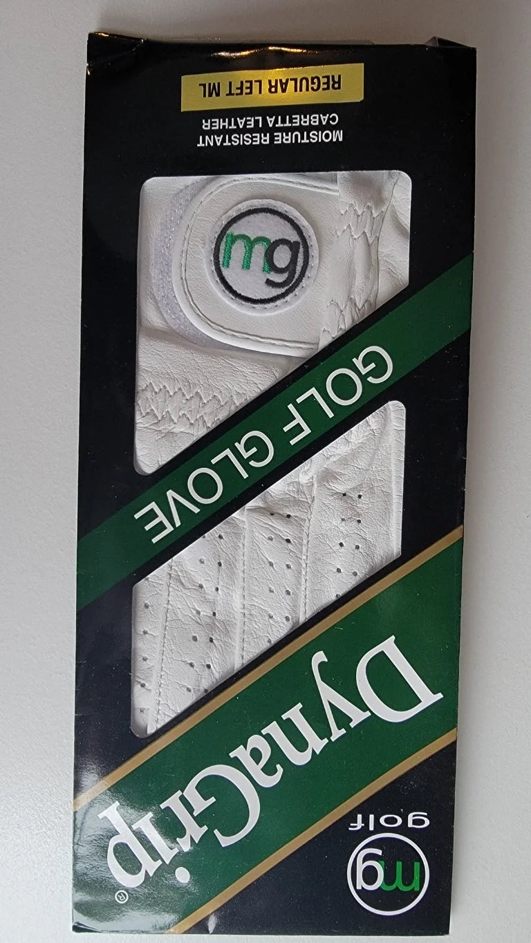 White Leather Golf Glove 2-Pack C92726