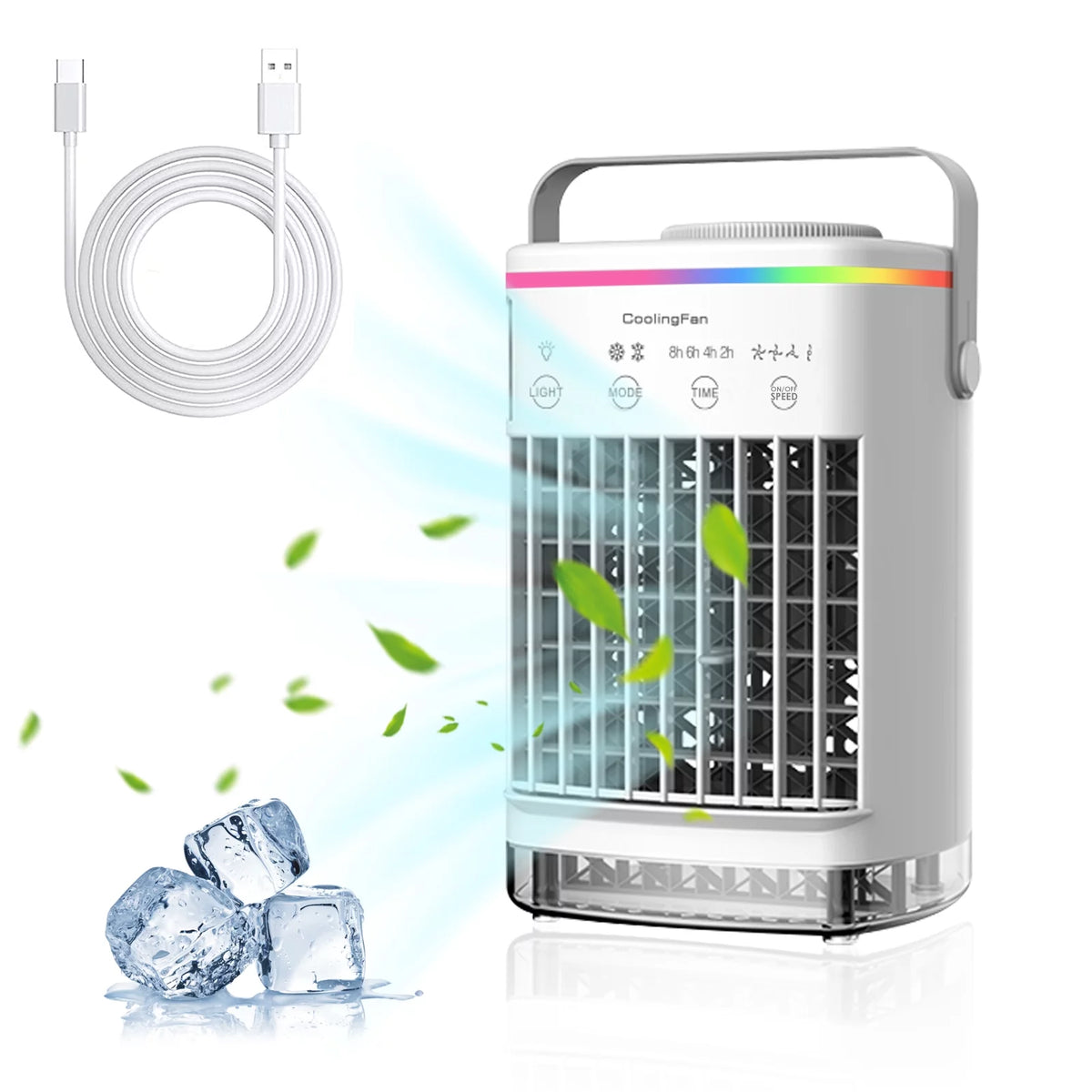 Portable 3-IN-1 Evaporative Air Cooler 700ML E654