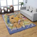 Hand Tufted Wool 9'x12' Geometric Area Rug Q20685