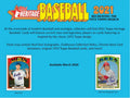 2021 MLB Baseball Trading Cards Blaster Box 72 Cards E207157