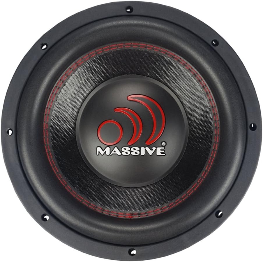 10 Inch Car Audio Subwoofer, 700 Watt RMS, Dual 2 Ohm A1875
