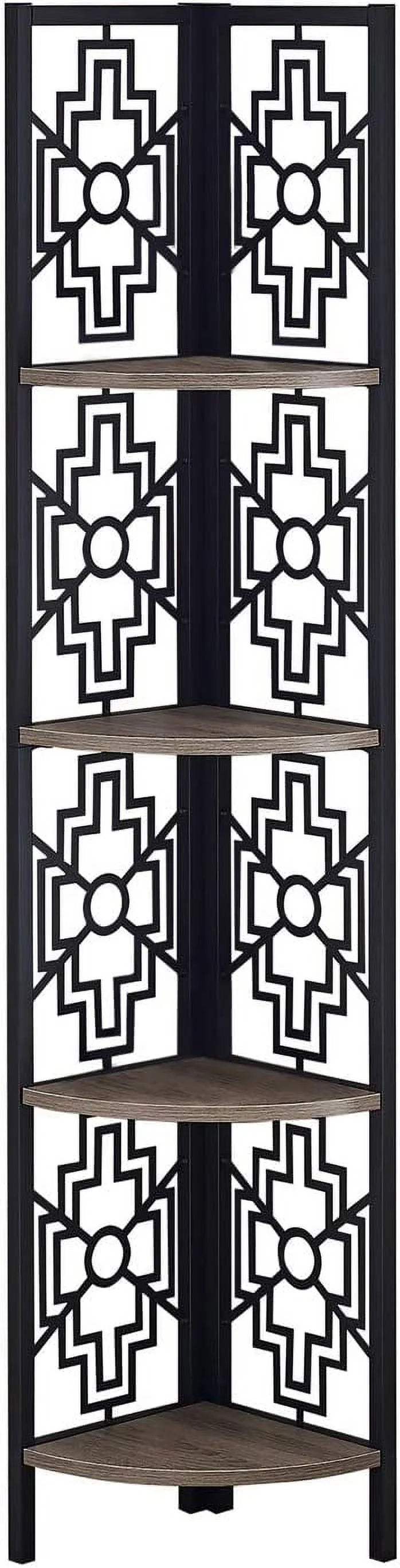 4 Tier Corner Bookcase Z81120