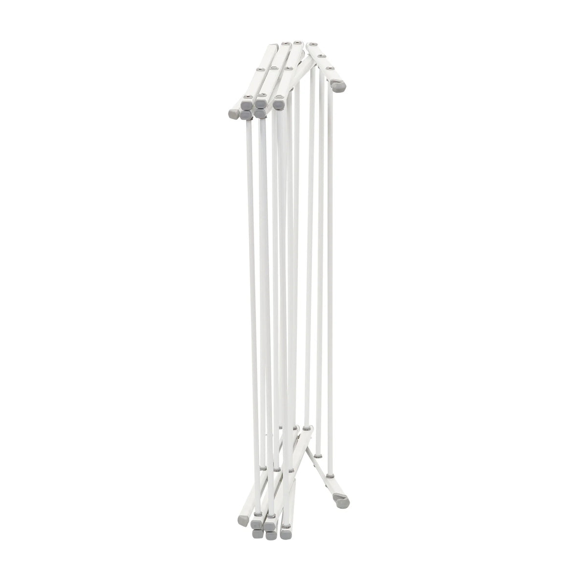 White Collapsible Metal Clothes Drying Rack E1384