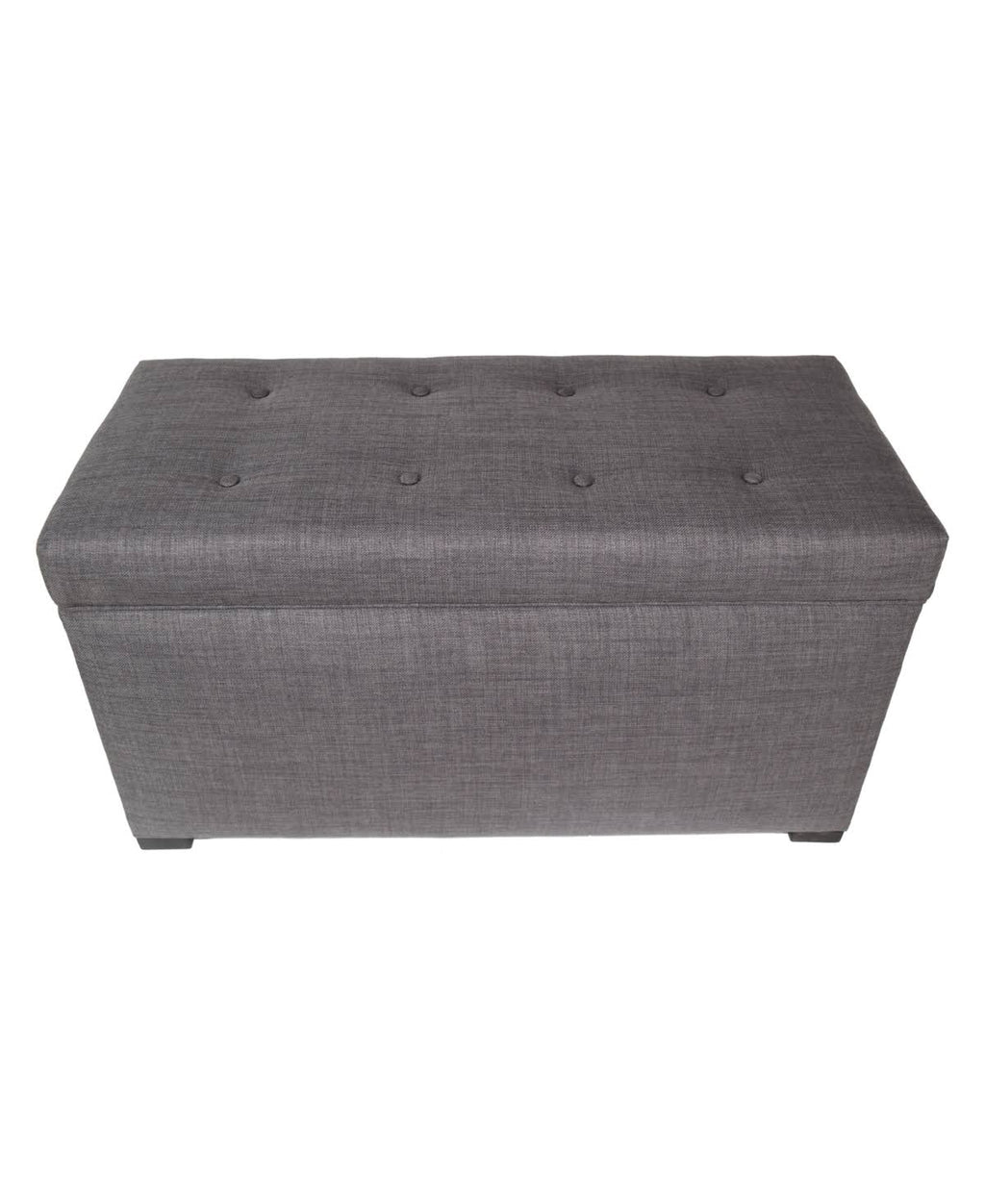 Tufted Storage Bench Gray Z751063