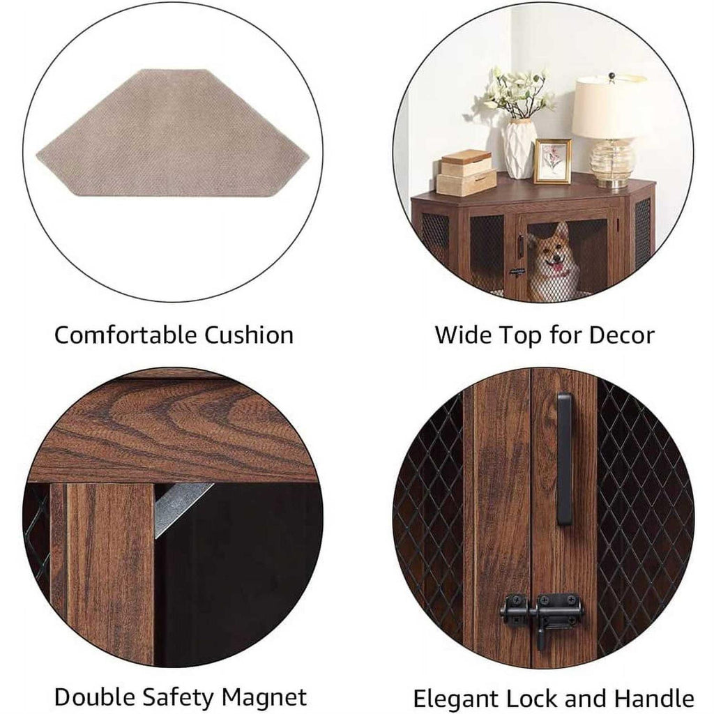 Corner Dog Crate O2287
