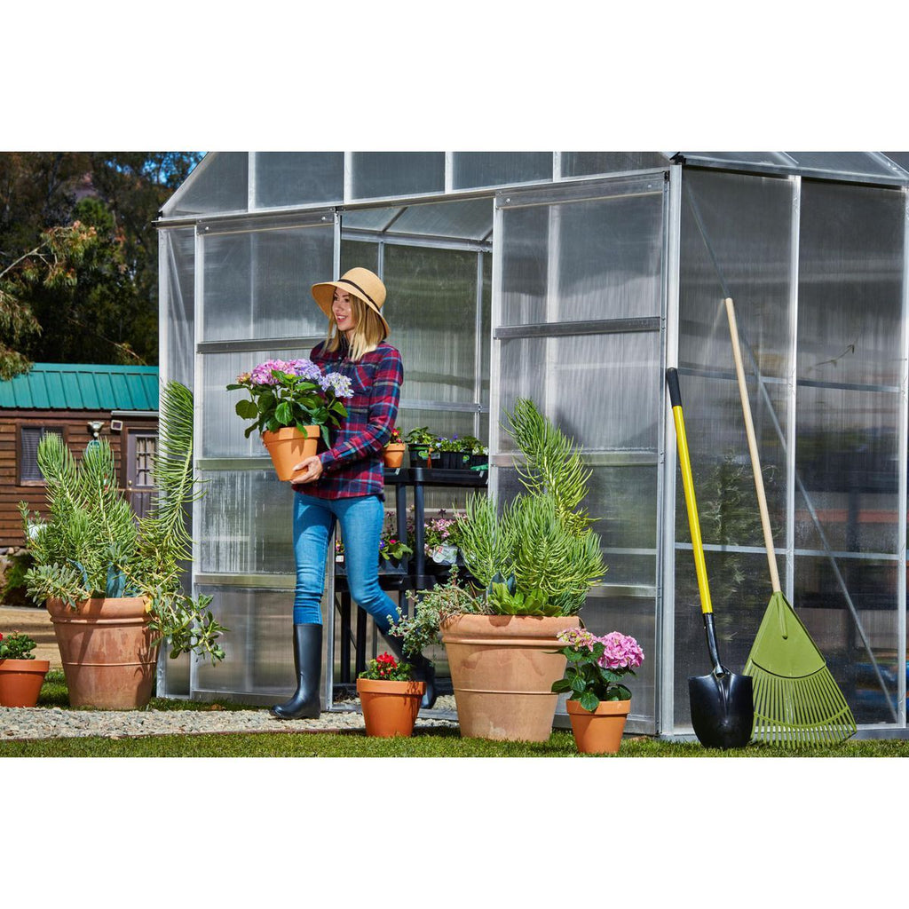 10 ft. x 12 ft. Greenhouse with 4 Vents I85885