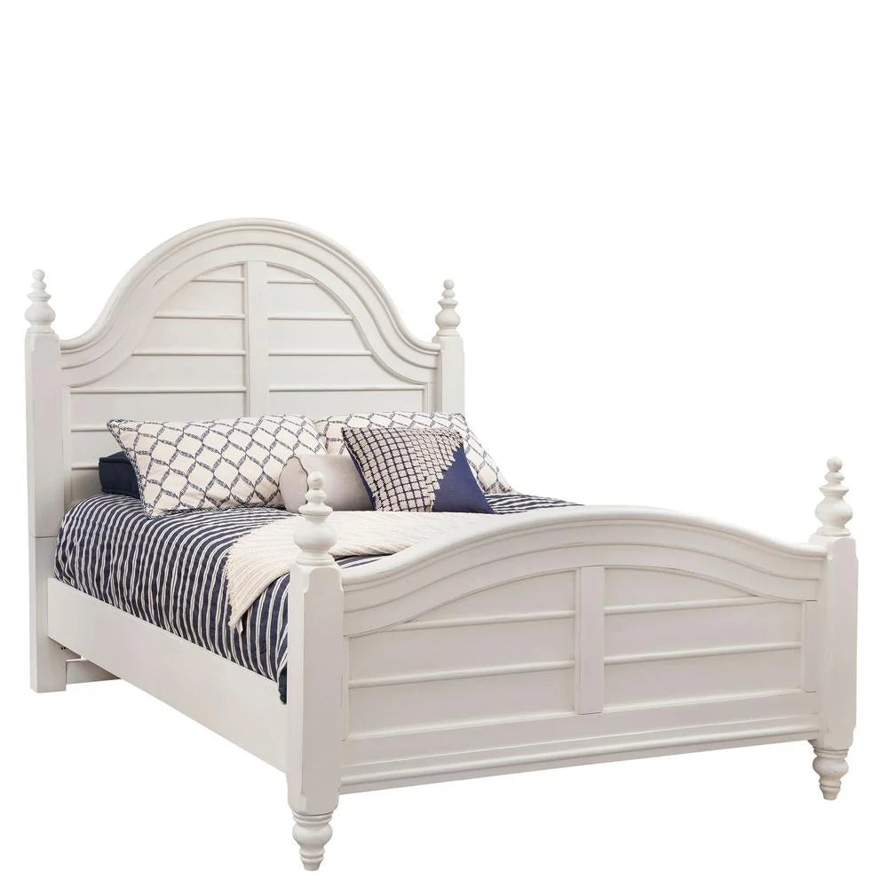 White King Wood Panel Bed N92594