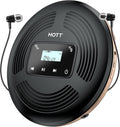 Portable CD Player with Bluetooth FM Transmitter AUX Output Rechargeable 1800mah Touch Button Anti-Skip Shockproof Protection Pack of 2 O556