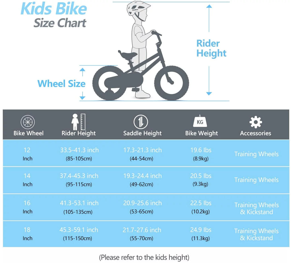 18 In Blue Steel Bike with Kickstand I83997