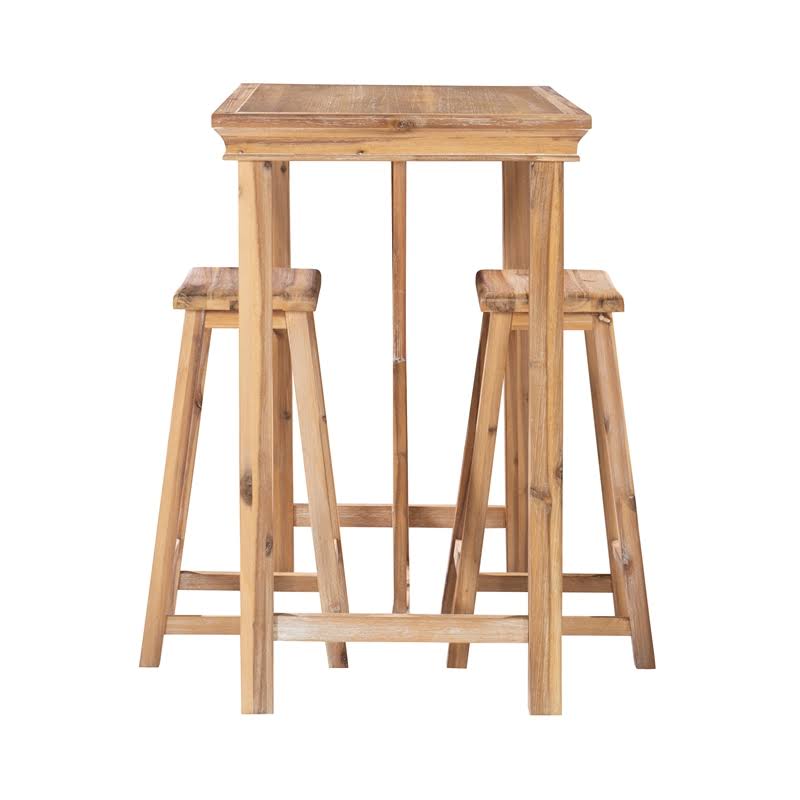 Three Piece Tavern Set in Natural Brown E817666