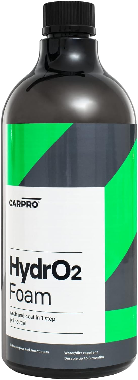 HydrO2 Foam Wash & High Gloss Sealant, Ultra-Hydrophobic Coating - Liter (34oz) Pack of 2 X5861